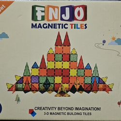 FNJO Magnetic Tiles - 110 Piece Set