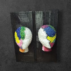 Abstract Custom Made Mannequin Head Art