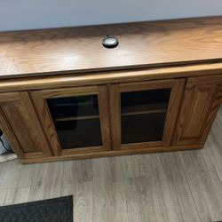 Real Oak Tv Stand - 48” Long , 26” High 