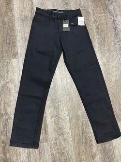 Steve's Jeans Black Slim Pants (kids 16)