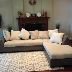 Keskin 2-Piece Sectional with Chaise RAF or LAF🚛Same Day Delivery💳Financing Options