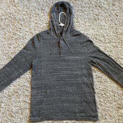 Semi New Marc Anthony (Kohl’s Collection) Gray Marble Men’s Sweater w/Hoodie Size Medium
