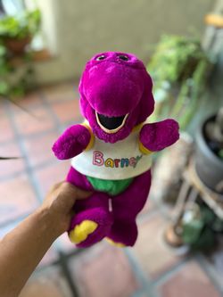 Vtg Barney the Dinosaur Plush Stuffed Toy