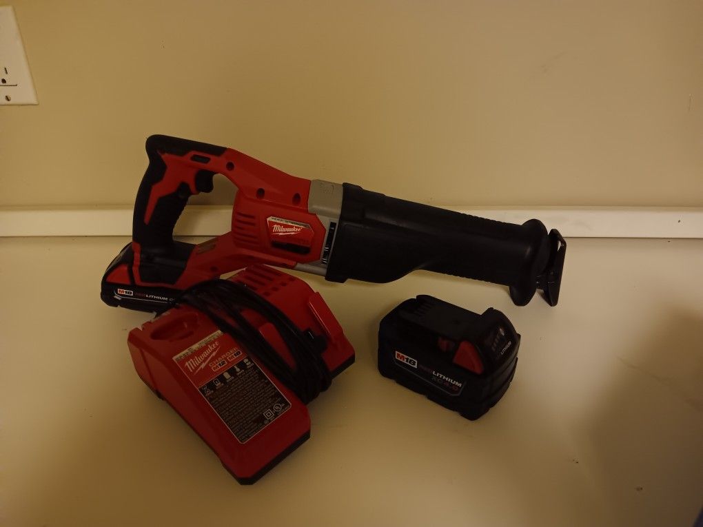 Brand new milwaukee shaw battery and battery charger