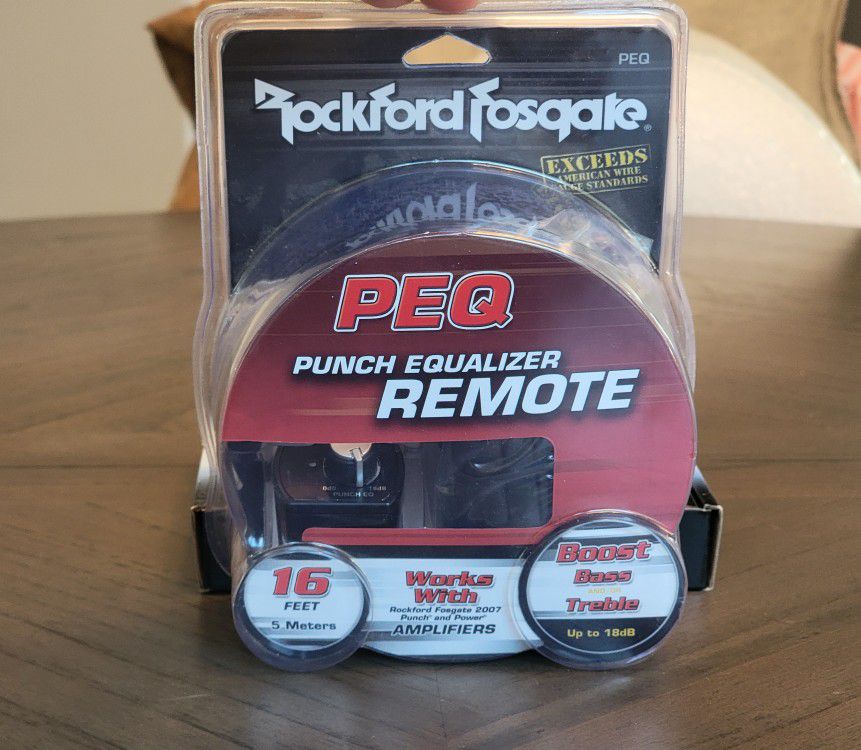 Rockford Fosgate PEQ Equalizer Remote