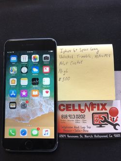 iPhone 6+ space gray unlocked t-mobile metro pcs at&t cricket