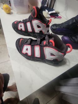 AIR JORDANS both 2Y black and purple and red gray and white