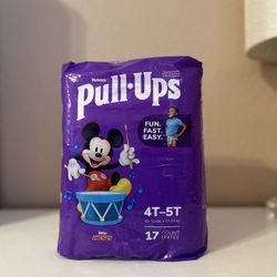 Pull Ups Boys Potty Training Pants, 4T-5T, 17 Count 