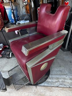 Antique barber chair