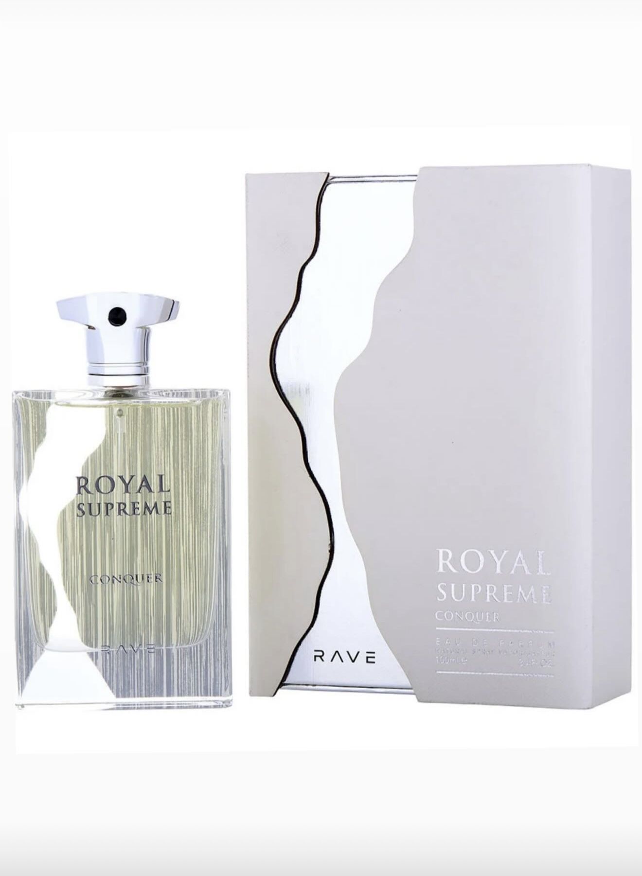 Royal Supreme Conquer Eau de Perfum by Rave 3.4Oz
