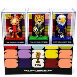 Fifa World Cup 2026 Mascots. Set Of 3 In A Box
