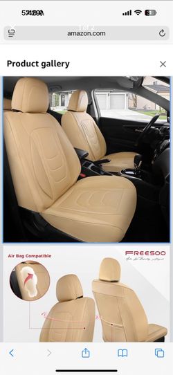 FREESOO seat covers front seats only