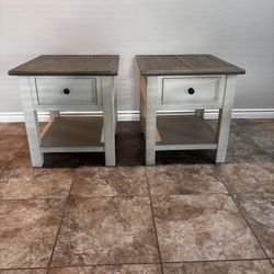 wooden side tables for the living room