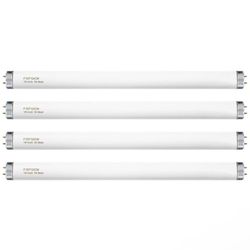 Konideke T12 15 Watt Fluorescent Bulb, 18 Inches F15T12/CW Straight Fluorescent Tube, Medium Bi-Pin Base, Cool White 4000K 800 Lumens 4 Pack
