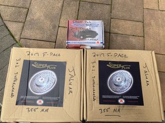 2017 Jaguar F-Pace 3.0 L Prestige Front Performance Pads And Rotors 