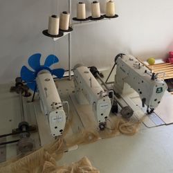 Professional Industrial Sewing Machines for Hair Extensions / Weft Production