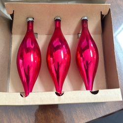 Vintage Christmas Glass Ornaments 