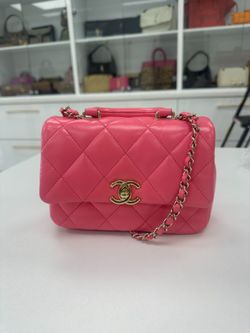 Chanel Handbag Flapbag with Top Handle