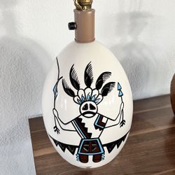 Vintage Kachina Lamp 
