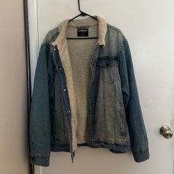 Men’s Sherpa Lined Denim Jacket