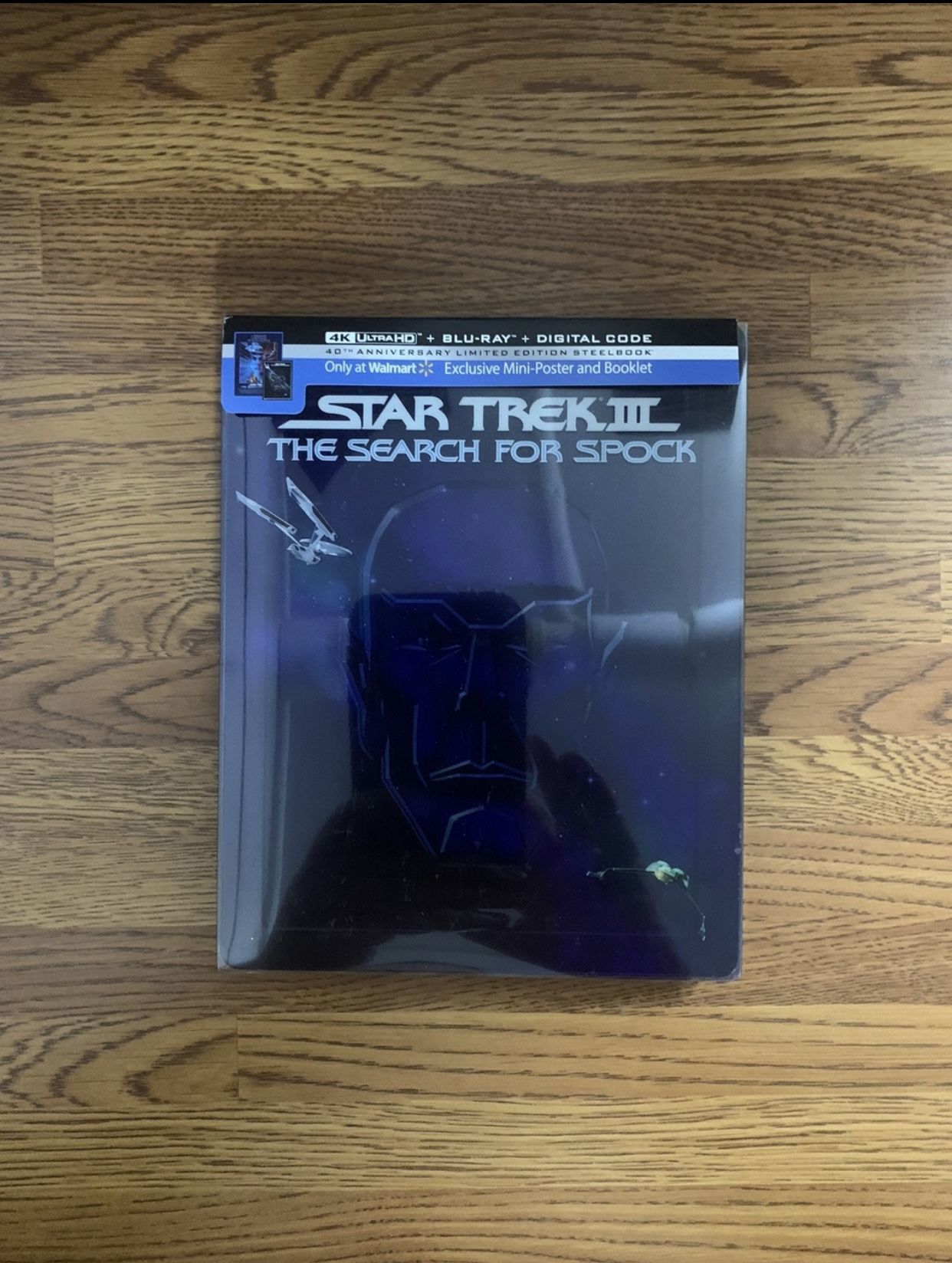 Star Trek III: The Search for Spock (Walmart Exclusive) 4K UHD Blu-ray Combo Pack [4K UHD Blu-ray + Blu-ray + LE SteelBook + Mini Poster + Booklet]