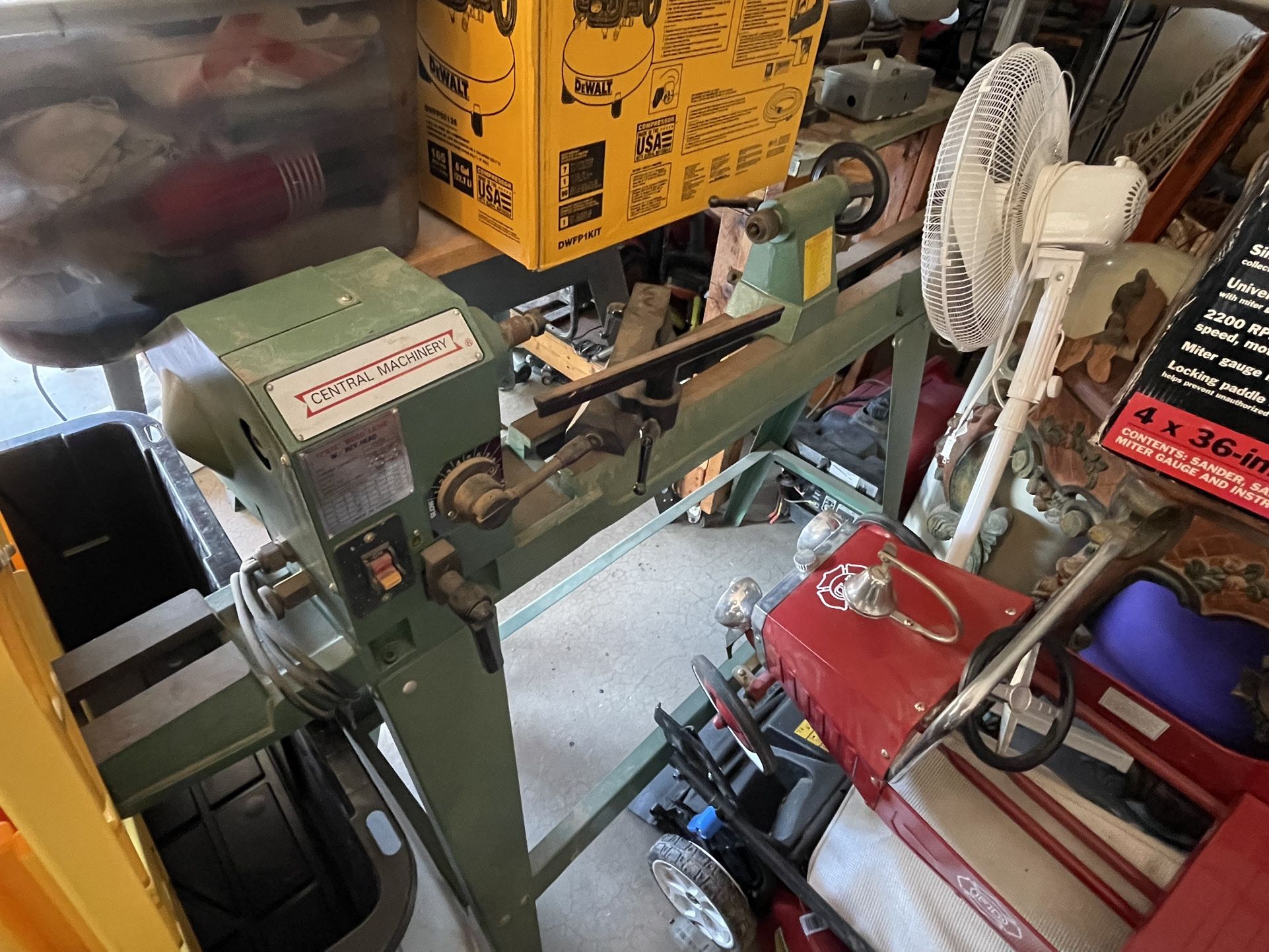 Central Machinery Wood Lathe