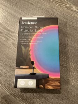 Brookstone Sunset Lamp for Sale in Jersey City NJ OfferUp