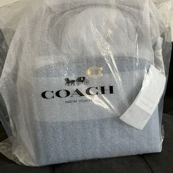 Coach Denim Shoulder Bag, New 