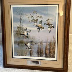 Misty Morning Revisited-Mallards