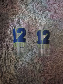 Seahawks 12 glasses