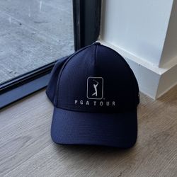 Navy PGA Tour Hat – Stylish & Sporty Headwear, Great Condition