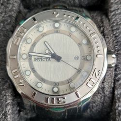 Invicta Master of the Ocean Pro Diver 0886 Silver HUGE 52mm Stainless Case