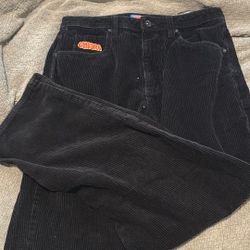 black corduroy Empire jeans