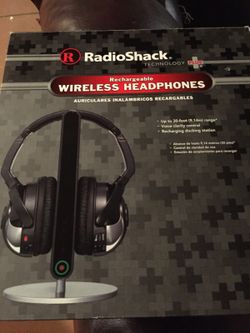 RadioShack rechargeable wireless headphones