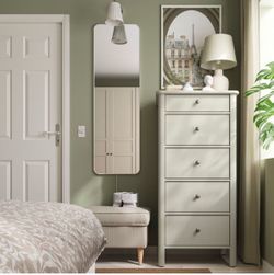 IKEA white storemolla 5-drawer chest
