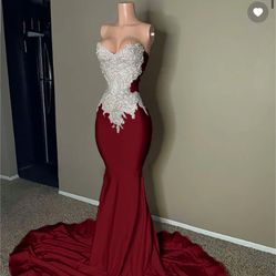 Red prom dress 