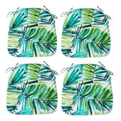 4 Count, Outdoor Indoor Waterproof All Weather Seat Pads 