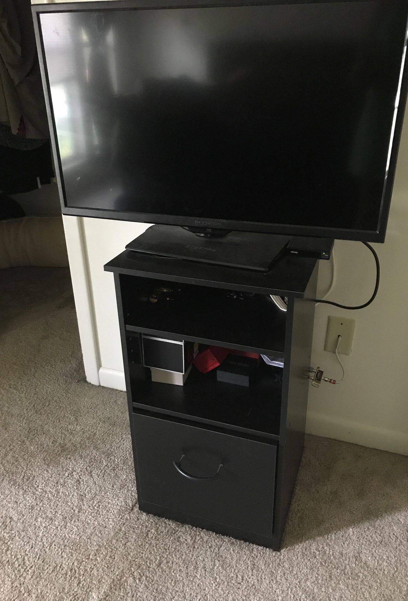 Stand shelves/drawer (tv not included)