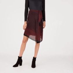 Authentic Club Monaco Red and Black Skirt