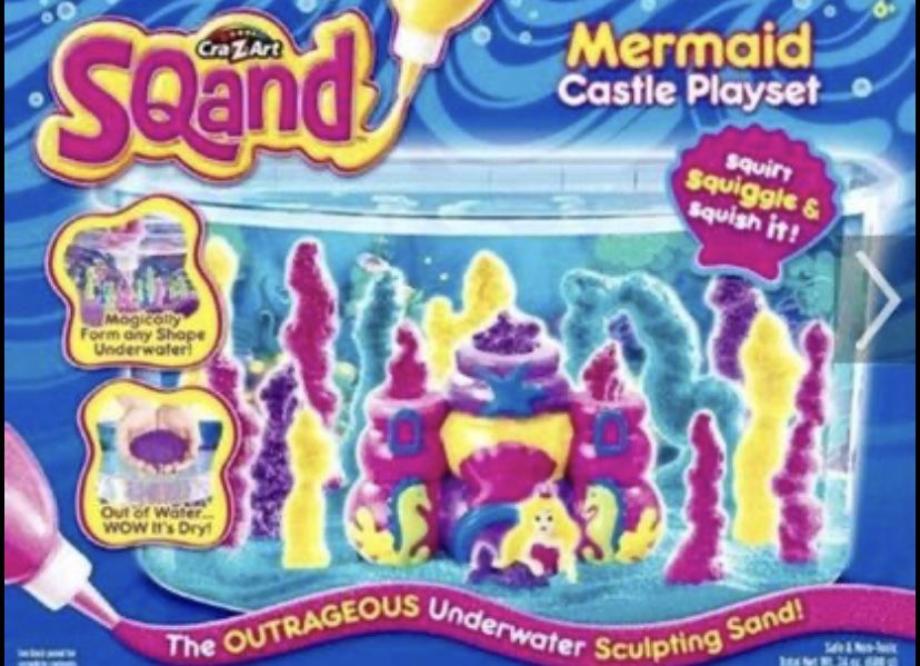 Crazy art Squand Mermaid Castle Play set