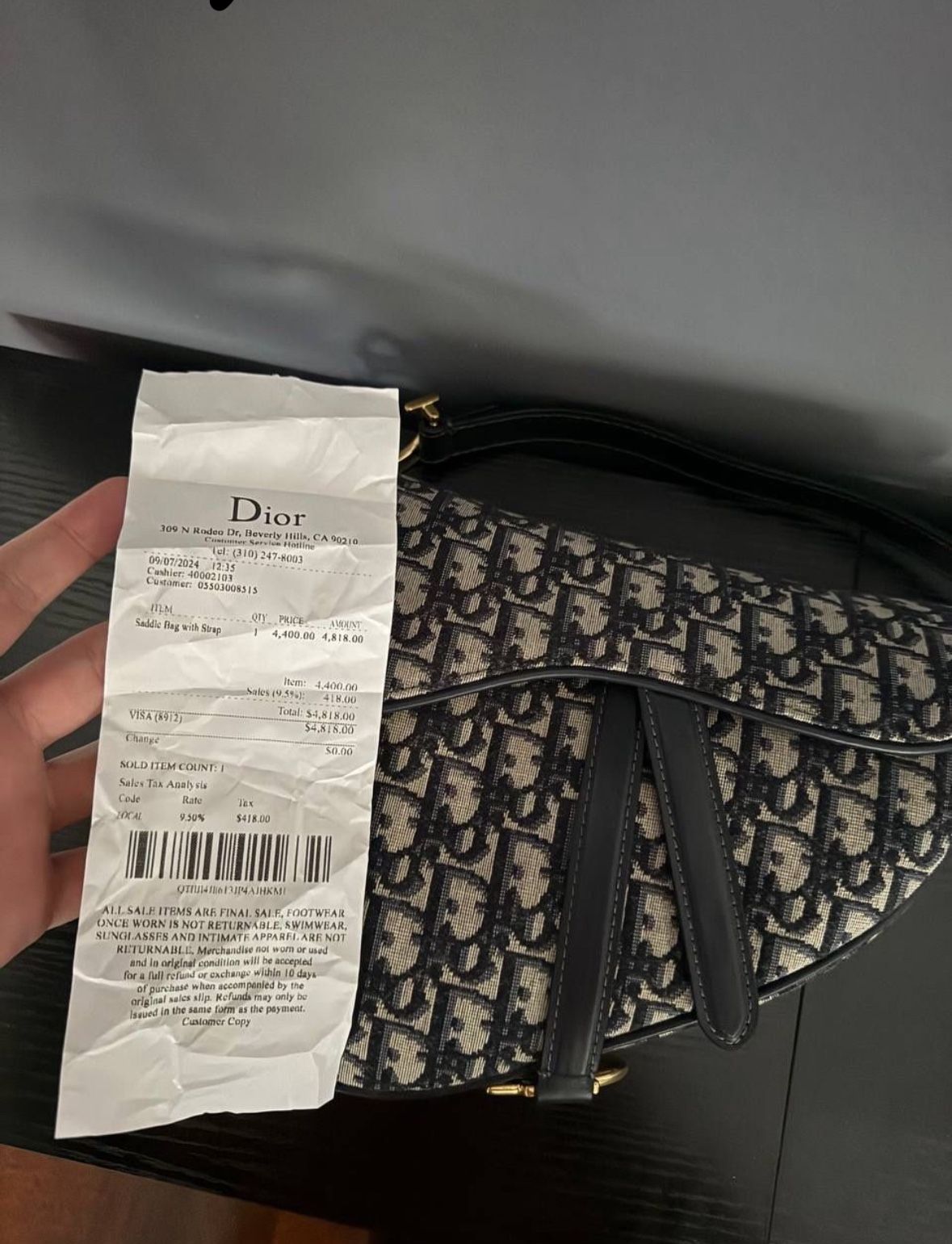 Christian Dior Saddlebag