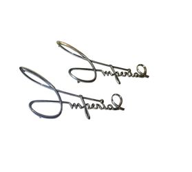 IMPERIAL 1(contact info removed) 1959 Emblem Script Vintage Chrysler MoPar Crown LeBaron PAIR