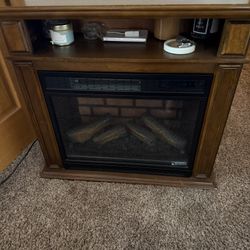 Portable Fireplace Excellent Condition
