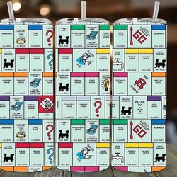 Monopoly Tumbler