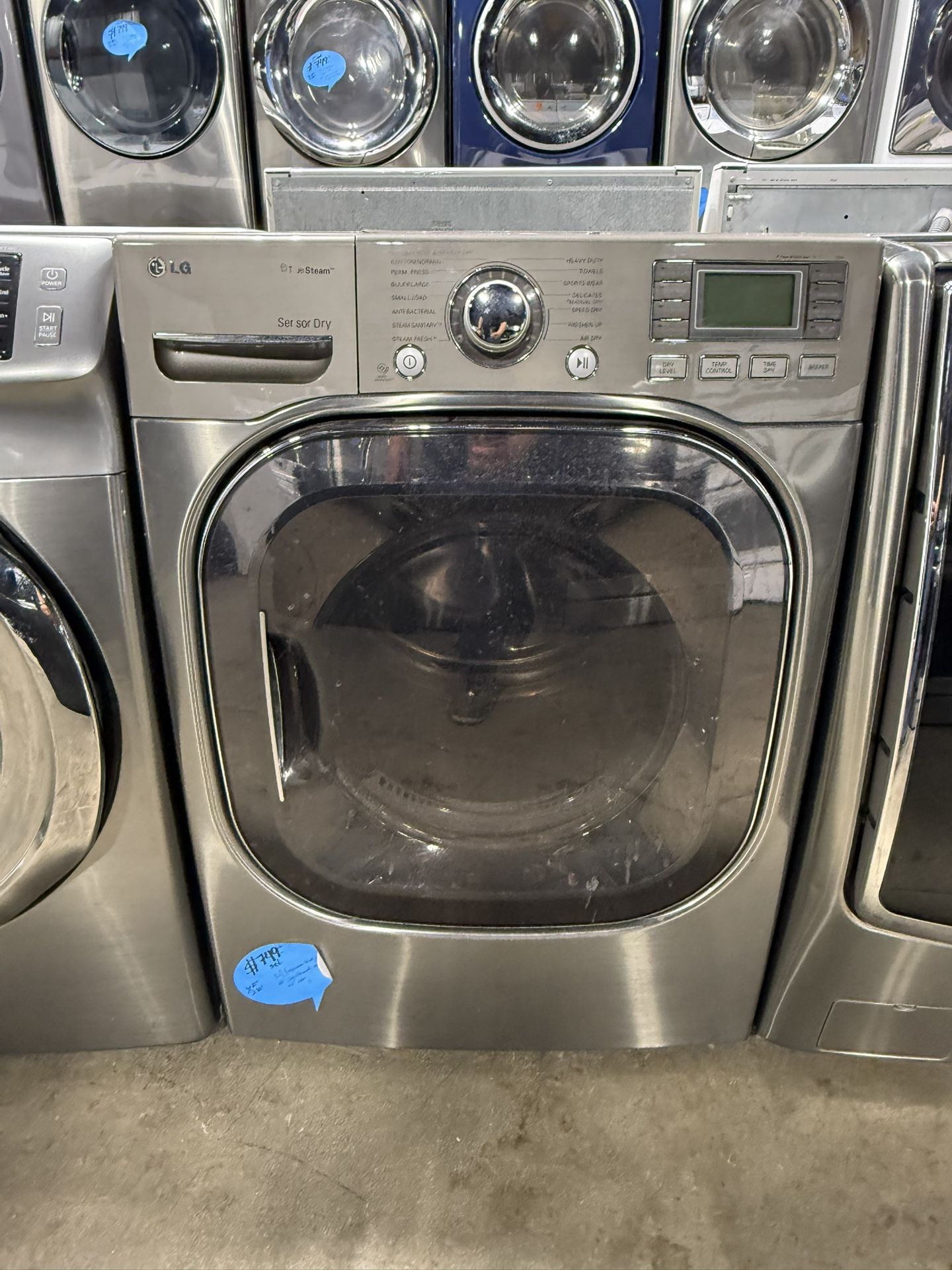 LG Stainless steel gas dryer