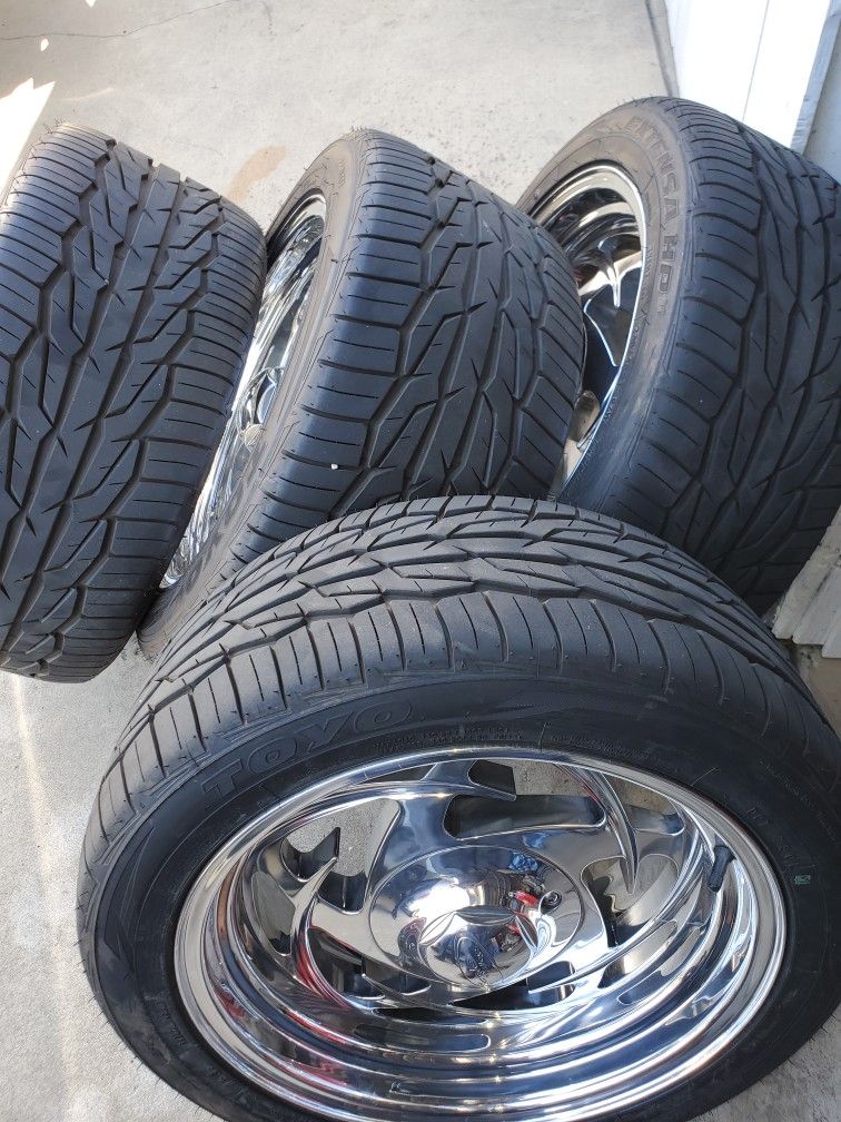17x9.5 Staggered Eagle Alloy 203 Wheels & Tires for Sale in Anaheim, CA ...