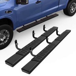 80” Running 6” Boards For 2004-2024 Nissan Titan Crewmax (4-door)