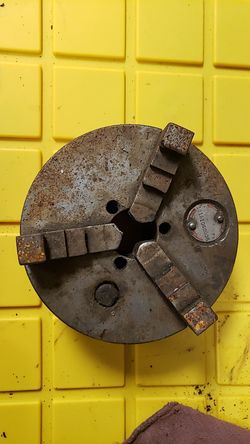 Cushman Chuck Co. 3 jaw 6" lathe chuck 6 bolt Soutbend
