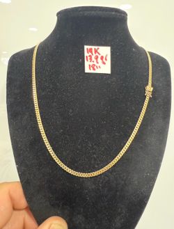 14K Solid Gold 🇨🇺 Links Chain 13.9Gr 18 Inches Long