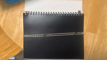 Gold tri color 14k chain